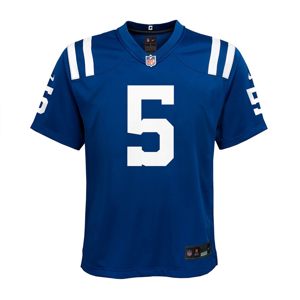 Indianapolis Colts Youth Football Jersey Anthony Richardson #5 Size Medium 10/12